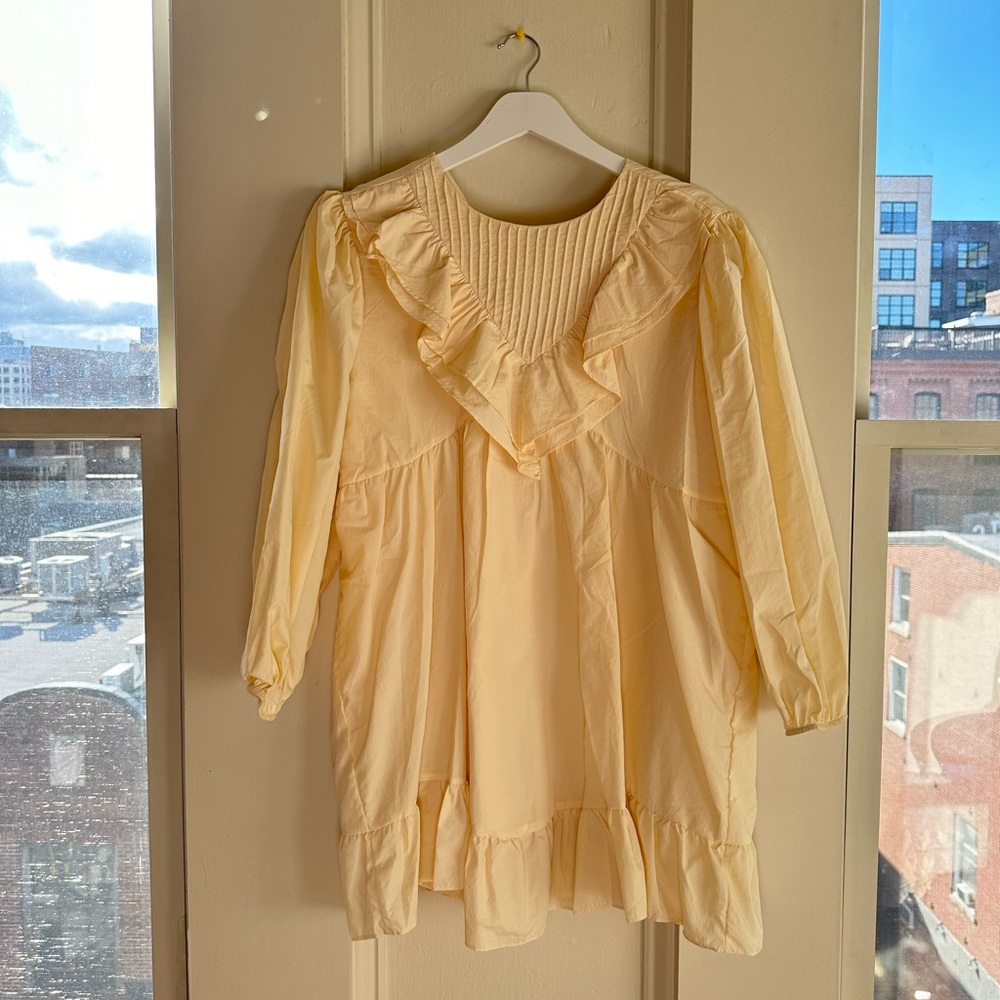 Mimigang Cream & White Dress For Women